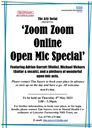 Zoom Zoom Online Open Mic Special