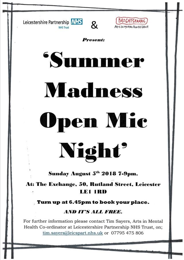 Summer Madness Open Mic Night - Click to enlarge the image set