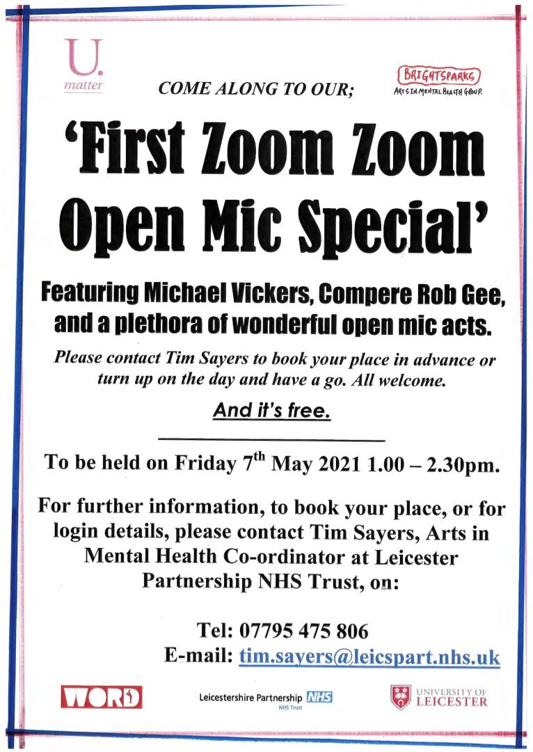 ZOOM Open Mic Special - Click to enlarge the image set