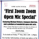ZOOM Open Mic Special